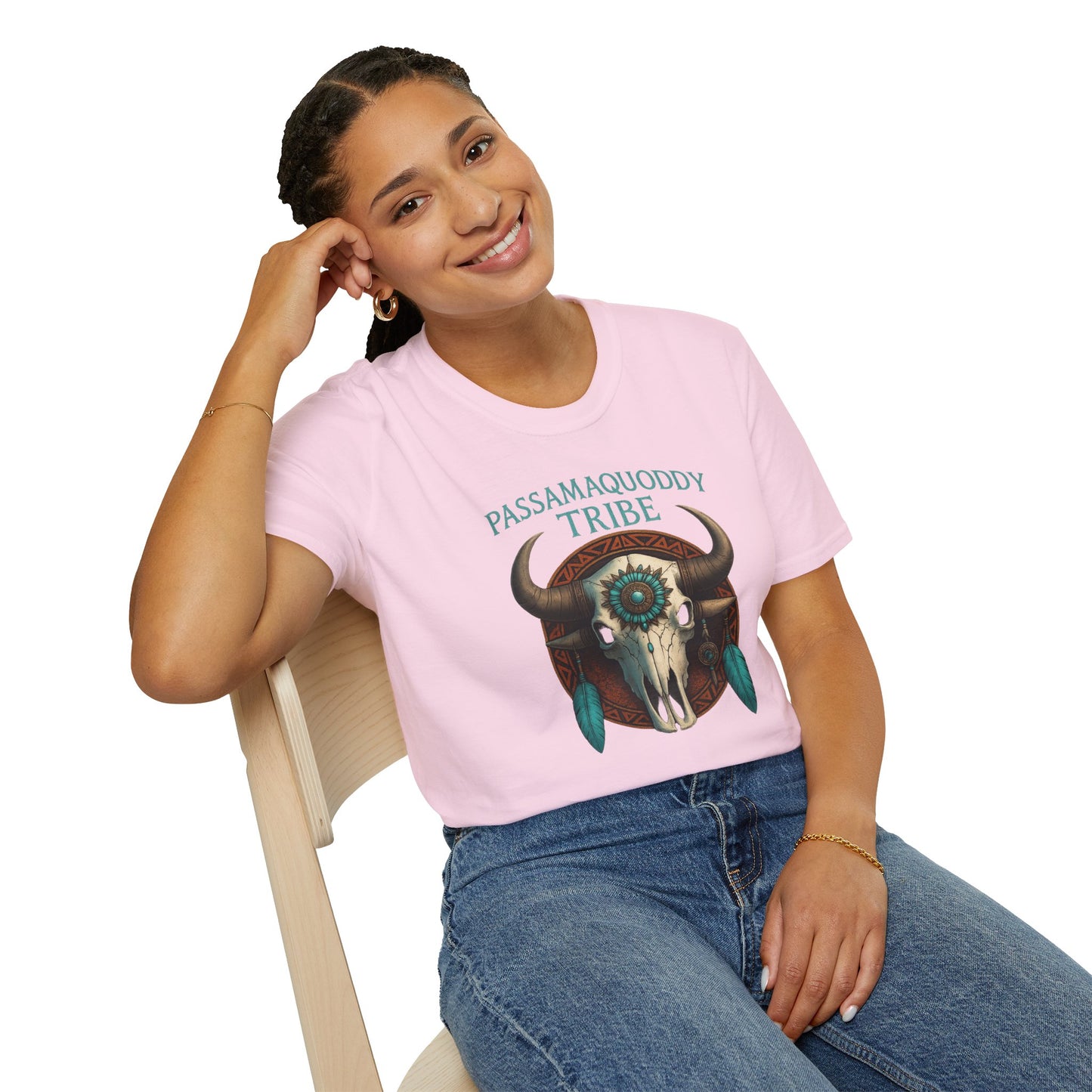 Tribal Graphic T-Shirt - Passamaquoddy Tribe Design, Gift for Adventurers