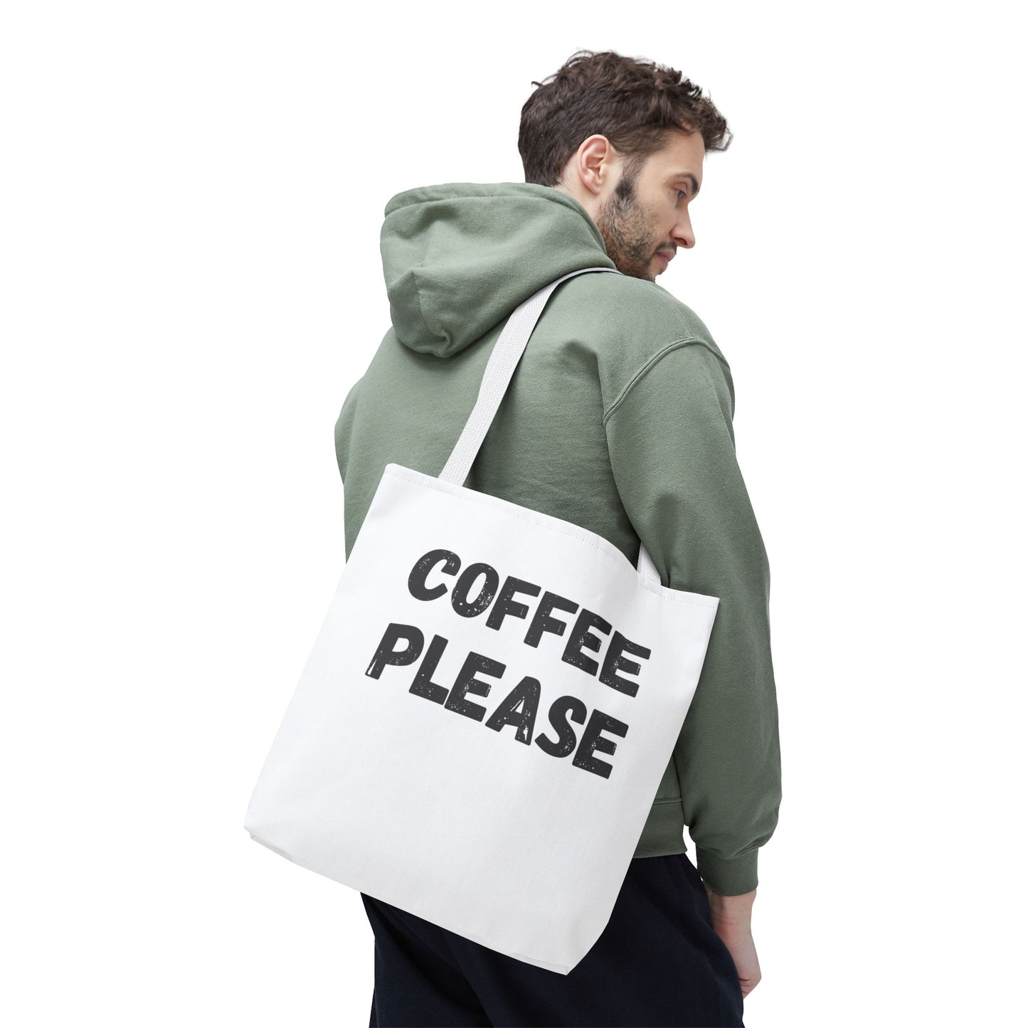 Coffee Lover Tote Bag - Perfect for Grocery, Beach, Books, Gift, Reusable Shopping