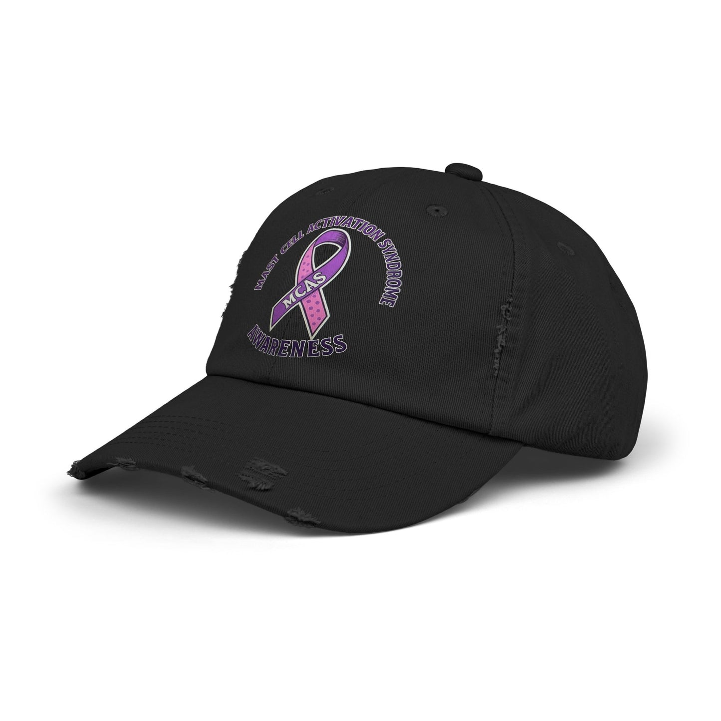 Mast Cell Activation Syndrome Unisex Distressed Awareness Hat