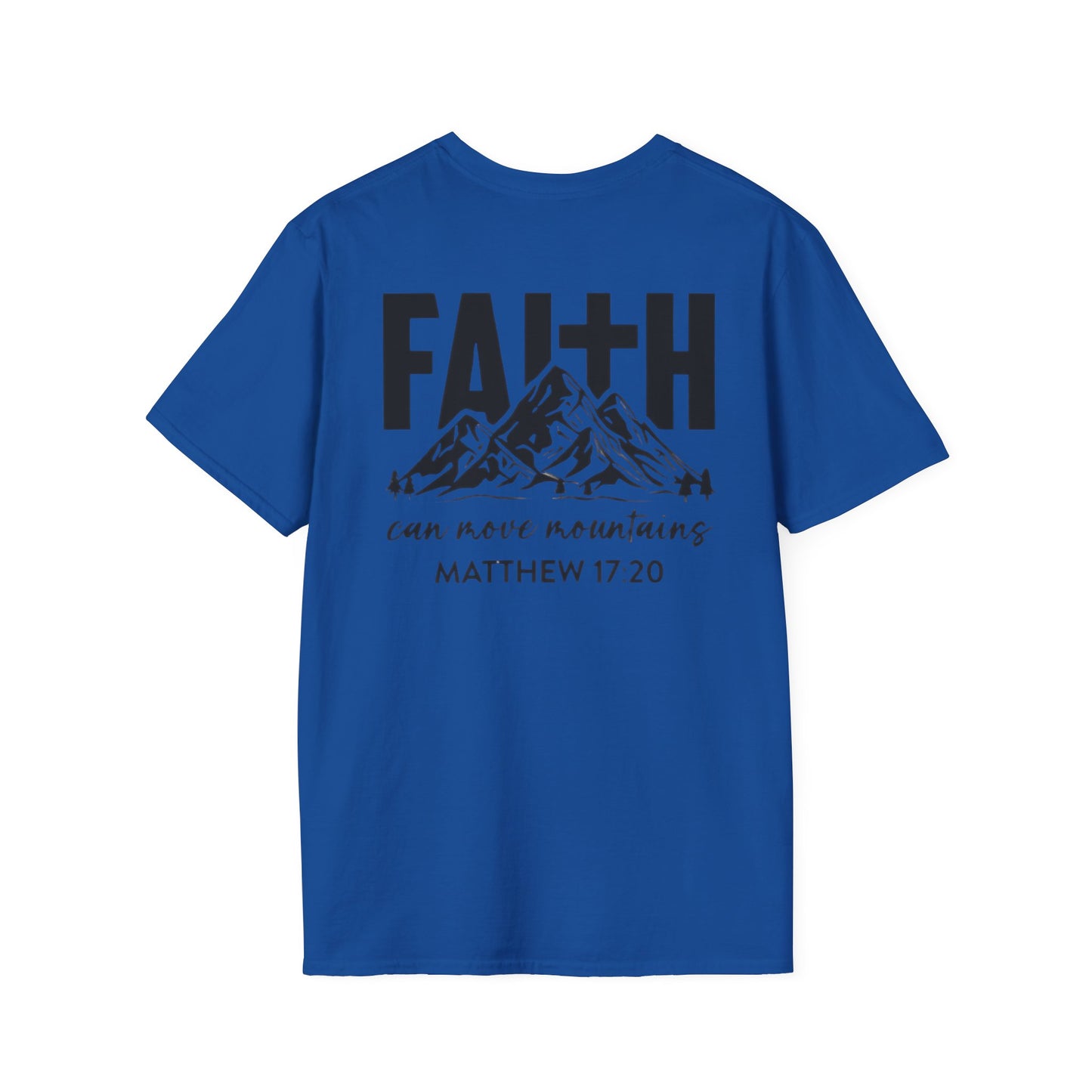 Faith-Inspired Unisex T-Shirt - Motivational Tee - Faith Can Move Mountains