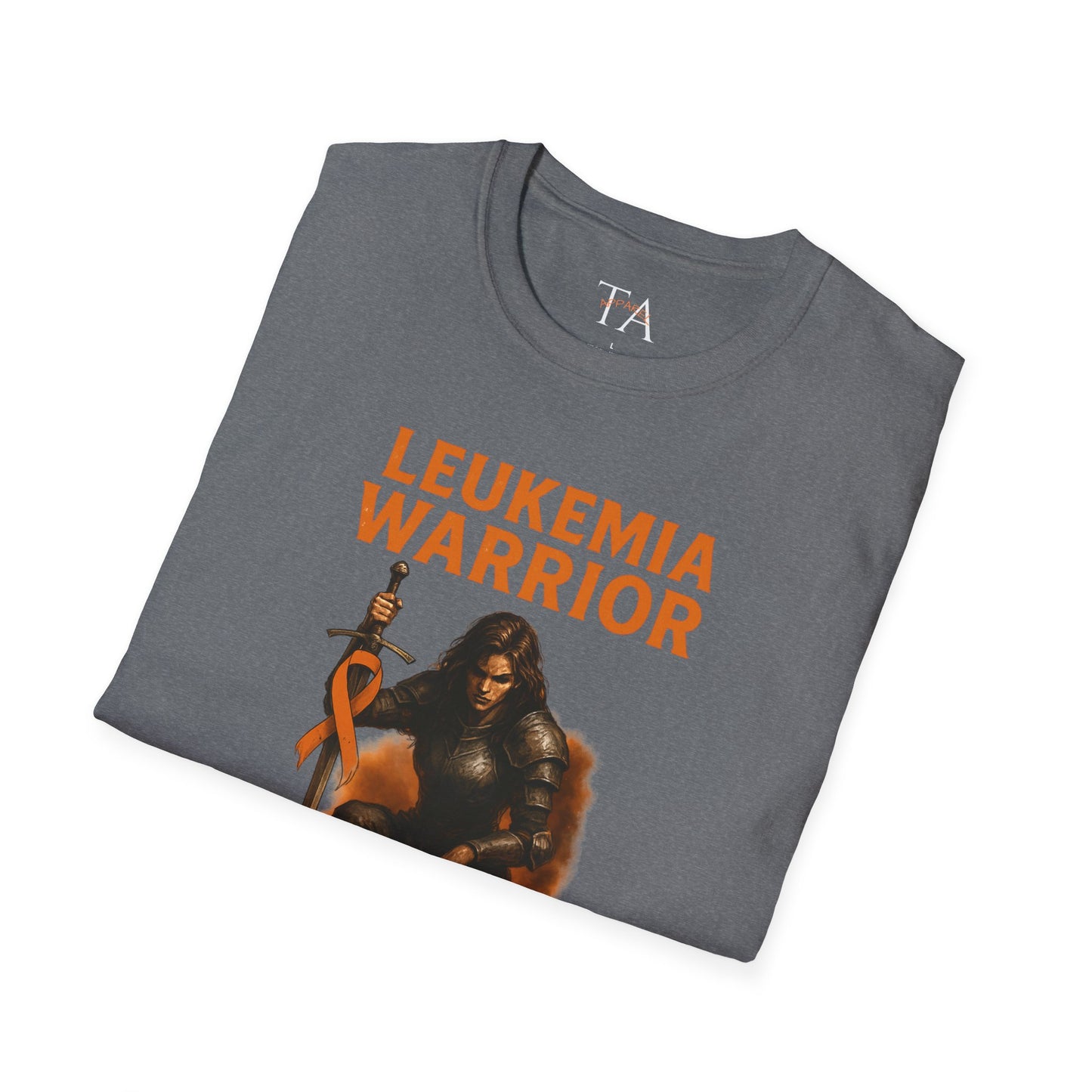 Leukemia Warrior T-Shirt - Unisex Softstyle Tee - Unbreakable, Unshakable, Unstoppable