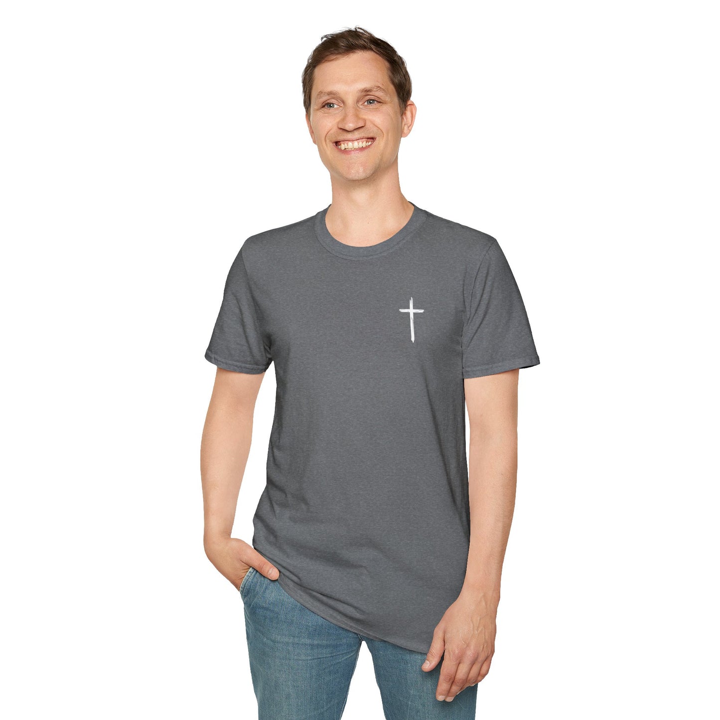 Faith-Inspired T-Shirt with Isaiah 41:10 Design - Customizable