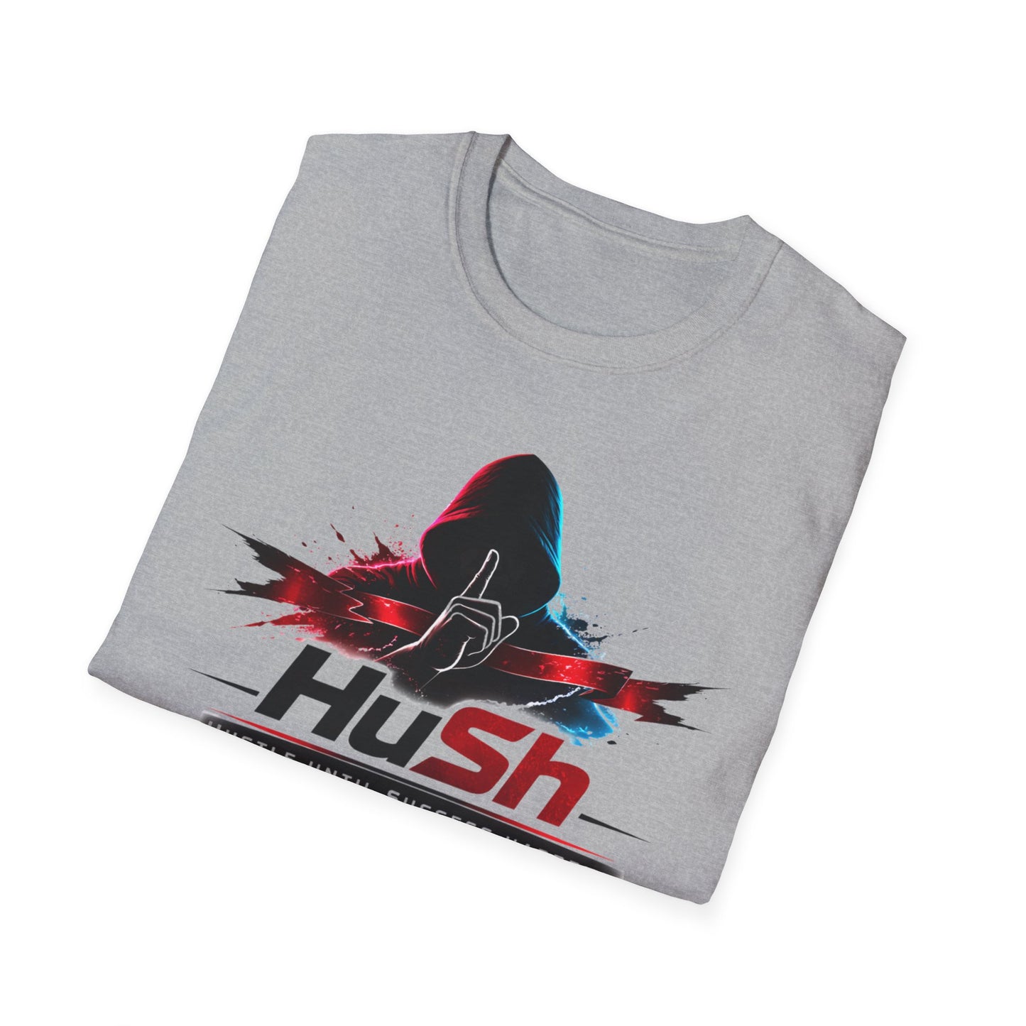 #HuSh silhouette graphic Tee | Hustle Until Success Happens, #HuShMovement