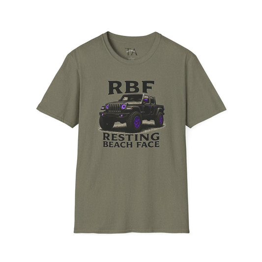 Resting Beach Face T-Shirt | Unisex Tee for Beach Lovers