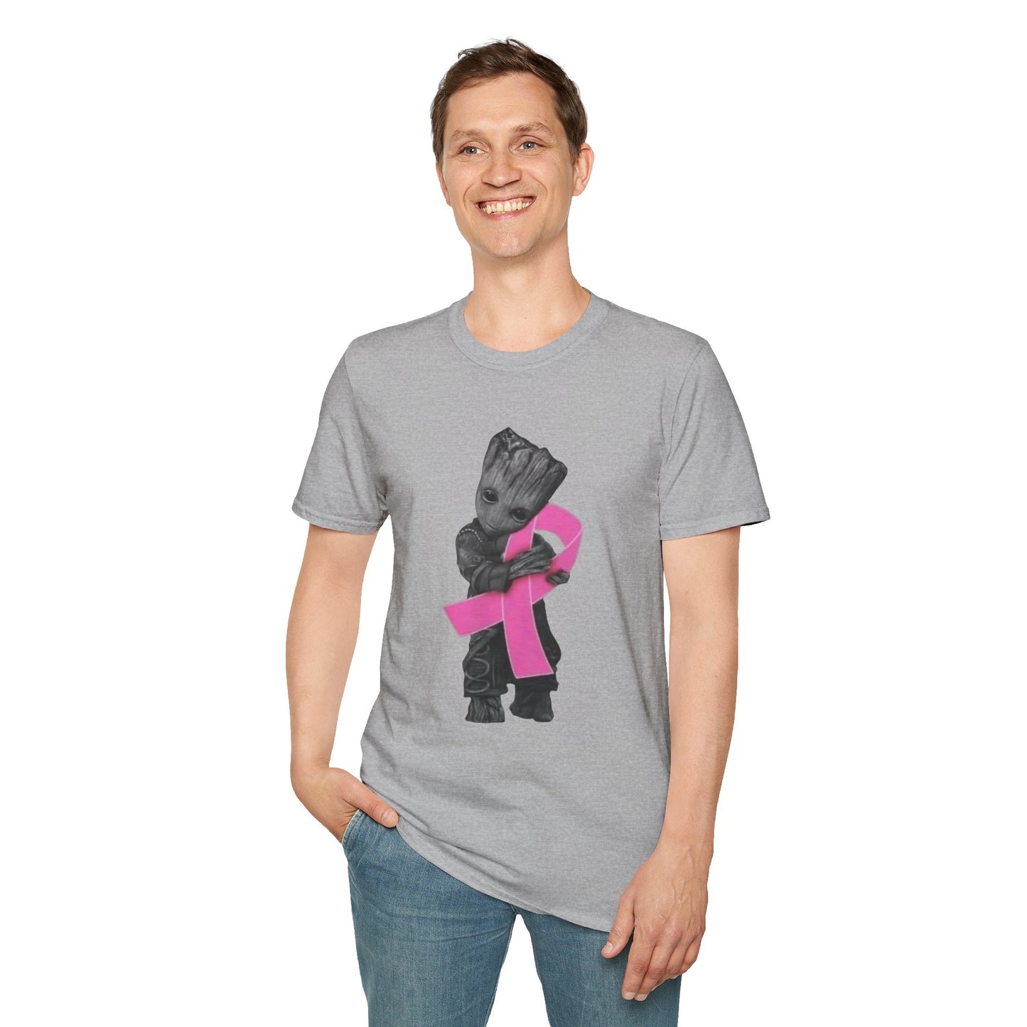 Breast Cancer Awareness Unisex T-Shirt, Groot Graphic Tee