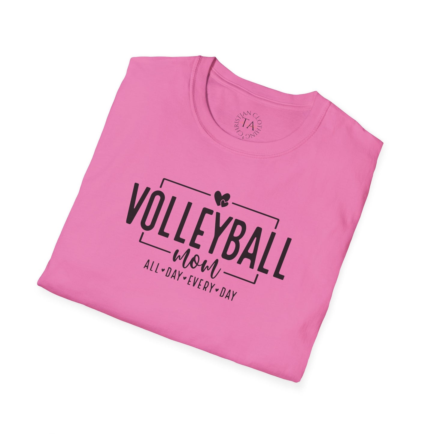 Volleyball Tee - All Day Every Day, Sports Shirt, Casual Wear, Gift for Athletes, Summer Outfit
