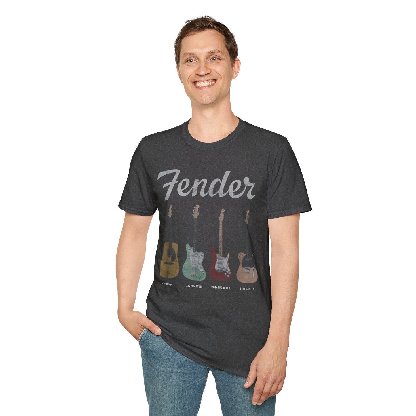 Guitar Lovers T-Shirt - Vintage Style Rock Band Tee