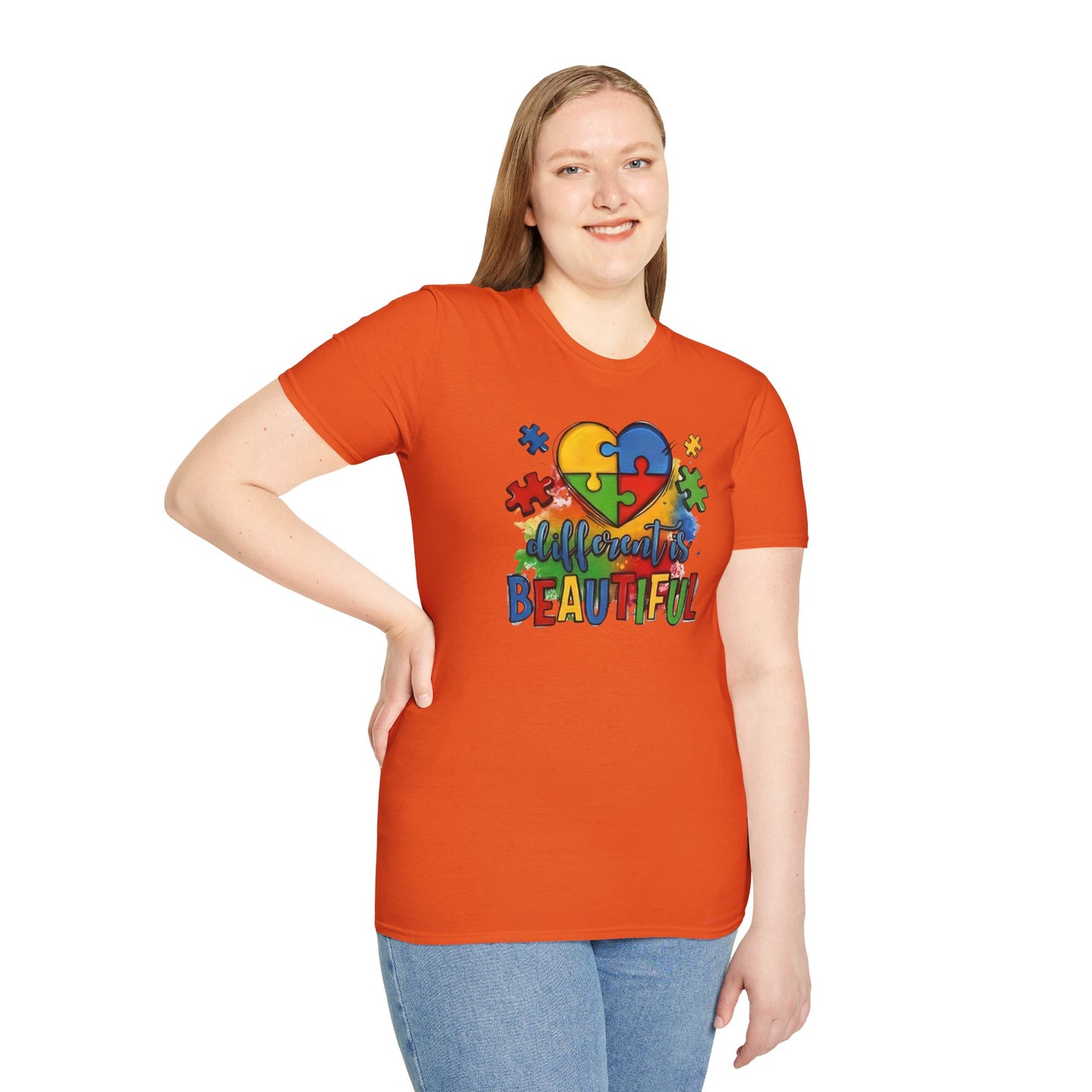 Autism Awareness Different is Beautiful T-Shirt