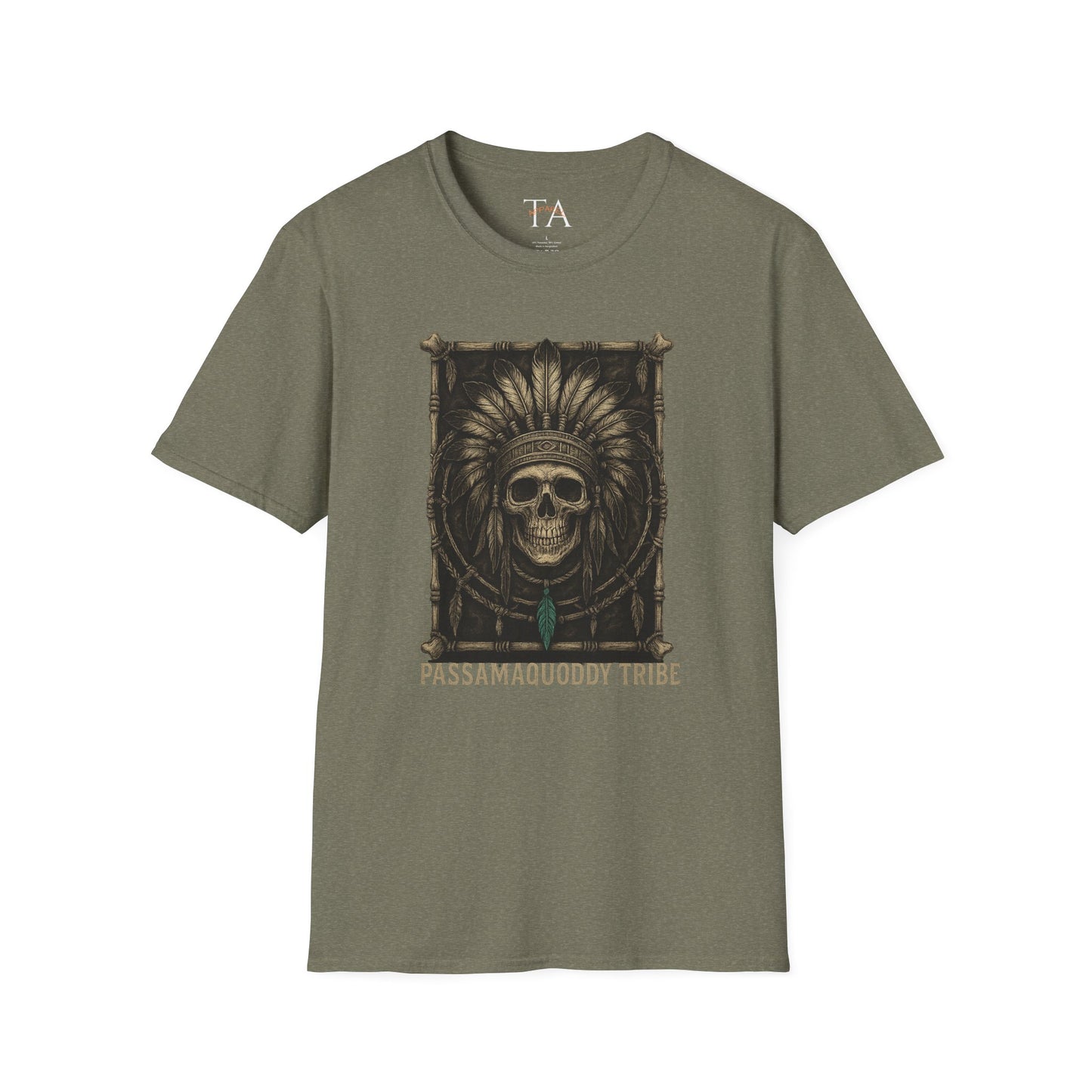 Tribal Graphic T-Shirt - Passamaquoddy Tribe Design8, Gift for Adventurers