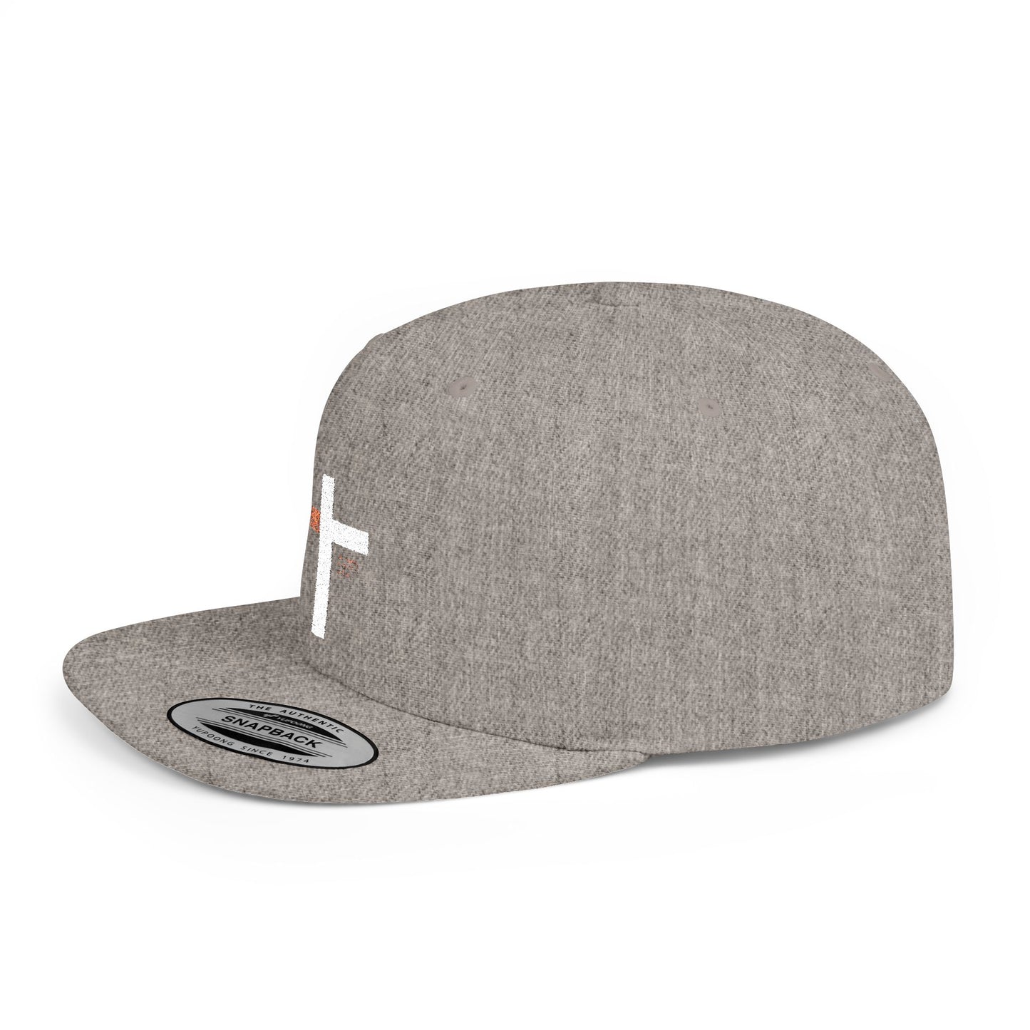 Snapback Hat with salvation cross