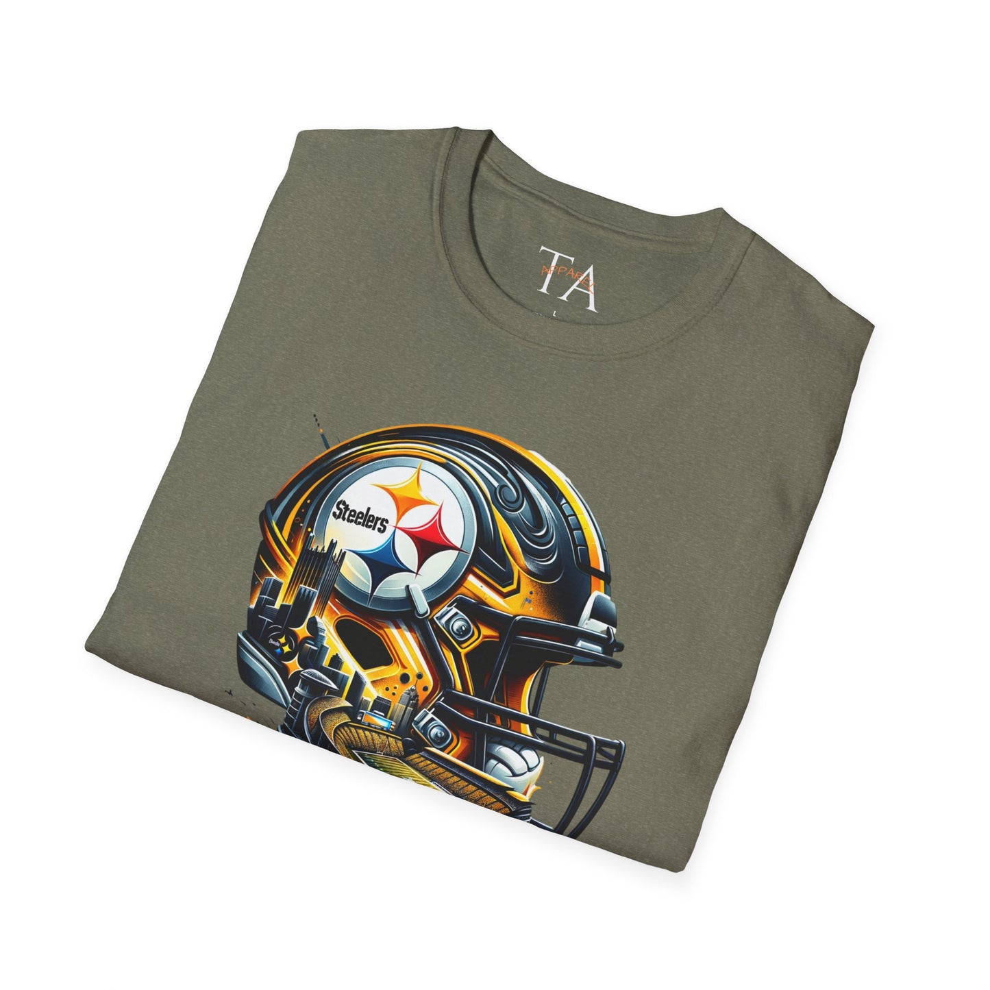 Bold Football Helmet Unisex T-Shirt | Sports Fan Tee