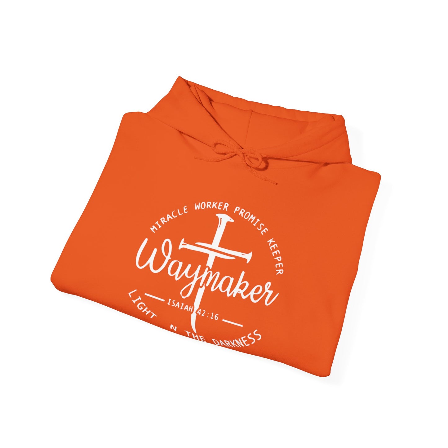 Faith Inspired Waymaker Hoodie - Cozy Sweatshirt for Faith Lovers and Celebrations