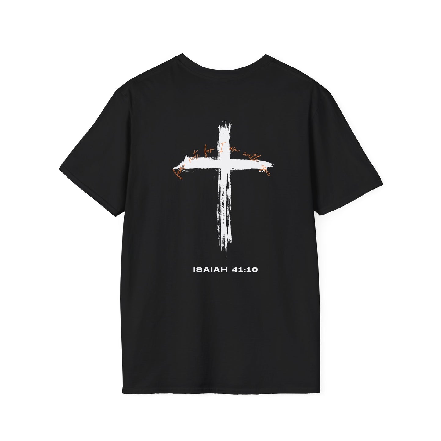 Faith-Inspired T-Shirt with Isaiah 41:10 Design - Customizable