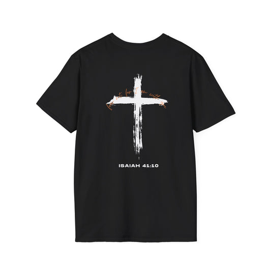Faith-Inspired T-Shirt with Isaiah 41:10 Design - Customizable