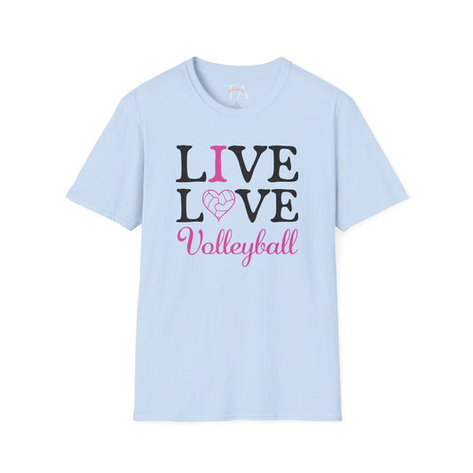 Volleyball T-Shirt - I love Volleyball design