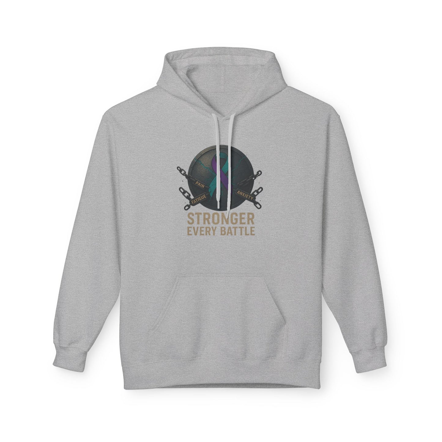 Fragile X Empowering Strength Hoodie - Unisex Midweight Softstyle Fleece, Casual Wear, Motivational Gift, Workout Fashion, Everyday Comfort