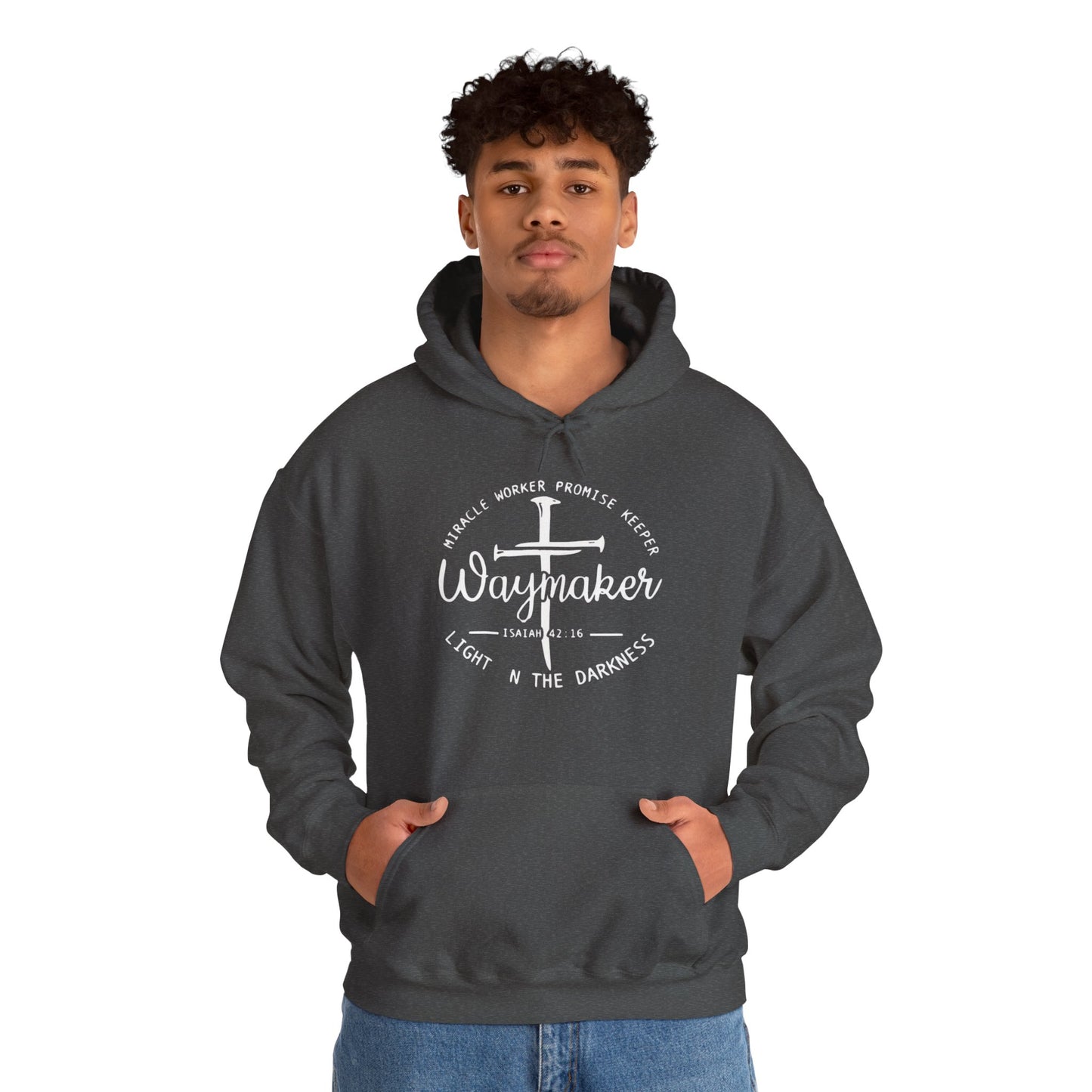 Faith Inspired Waymaker Hoodie - Cozy Sweatshirt for Faith Lovers and Celebrations
