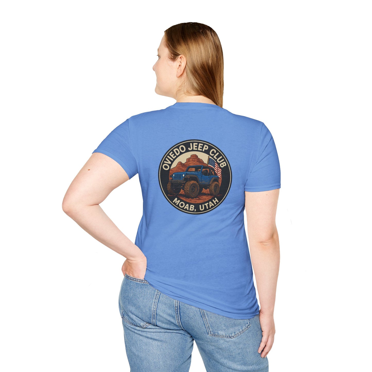 Oviedo Jeep Club Adventure Jeep Club Softstyle Unisex Tee