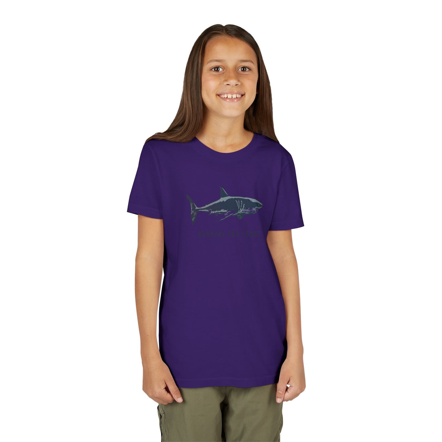 Kids Shark Youth Tee | Respect The Locals | Shark Lovers Shirt
