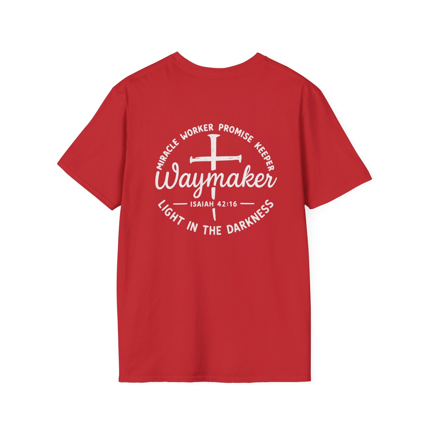 Faith Inspired Waymaker Registered Nurse Unisex Softstyle T-Shirt