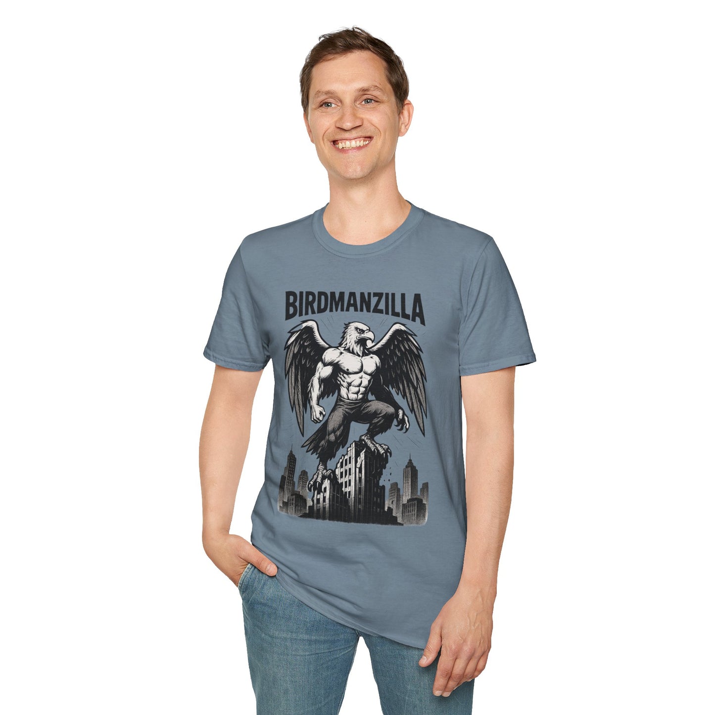 Birdmanzilla Graphic Tee - Unisex T-Shirt, Casual Wear, Unique Gift, Men's Fashion