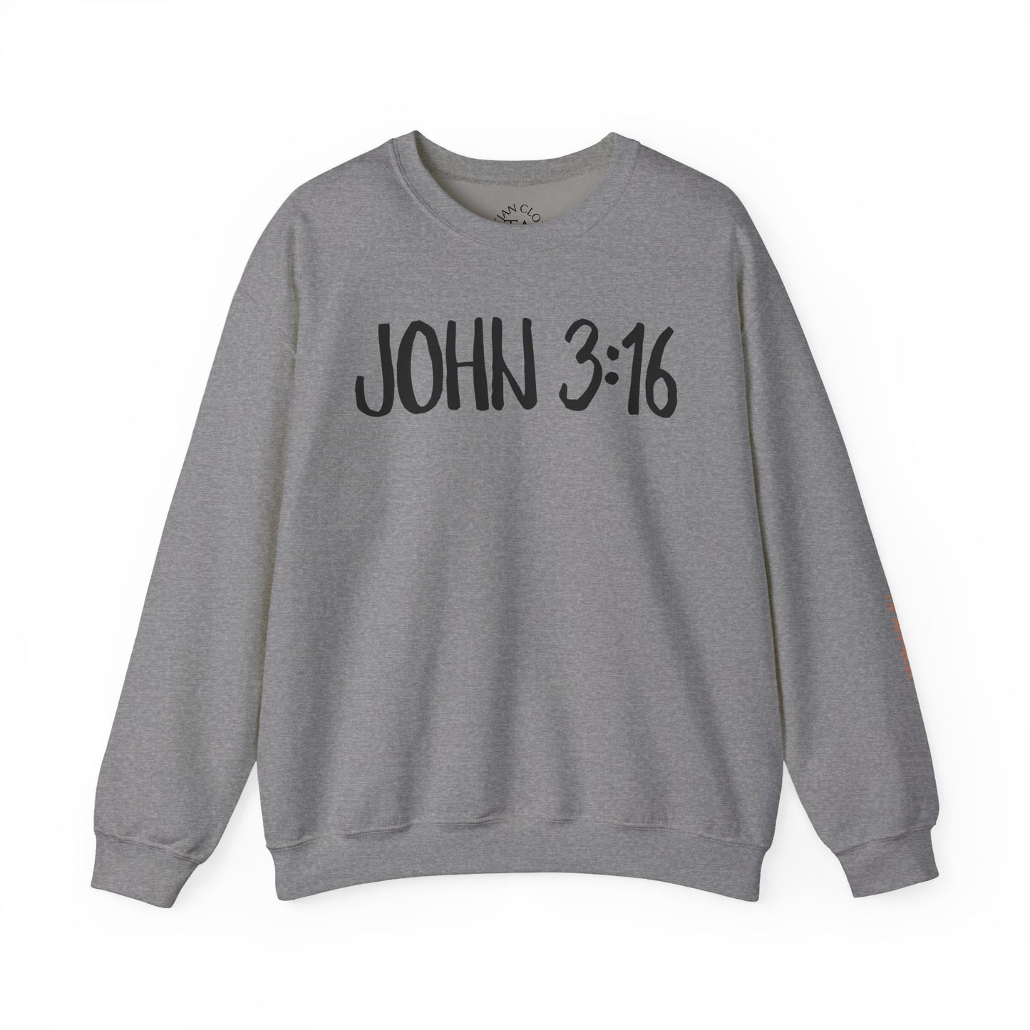 Faith Inspired John 3:16 Crewneck Sweatshirt