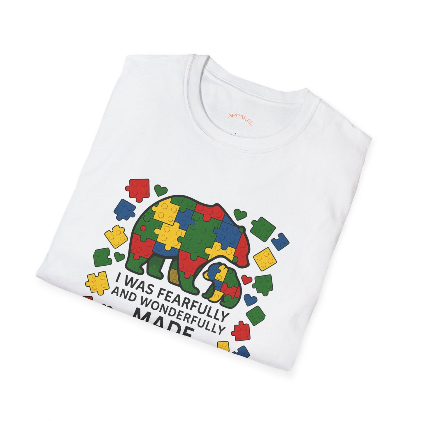 Autism Lego Mama Bear T-Shirt