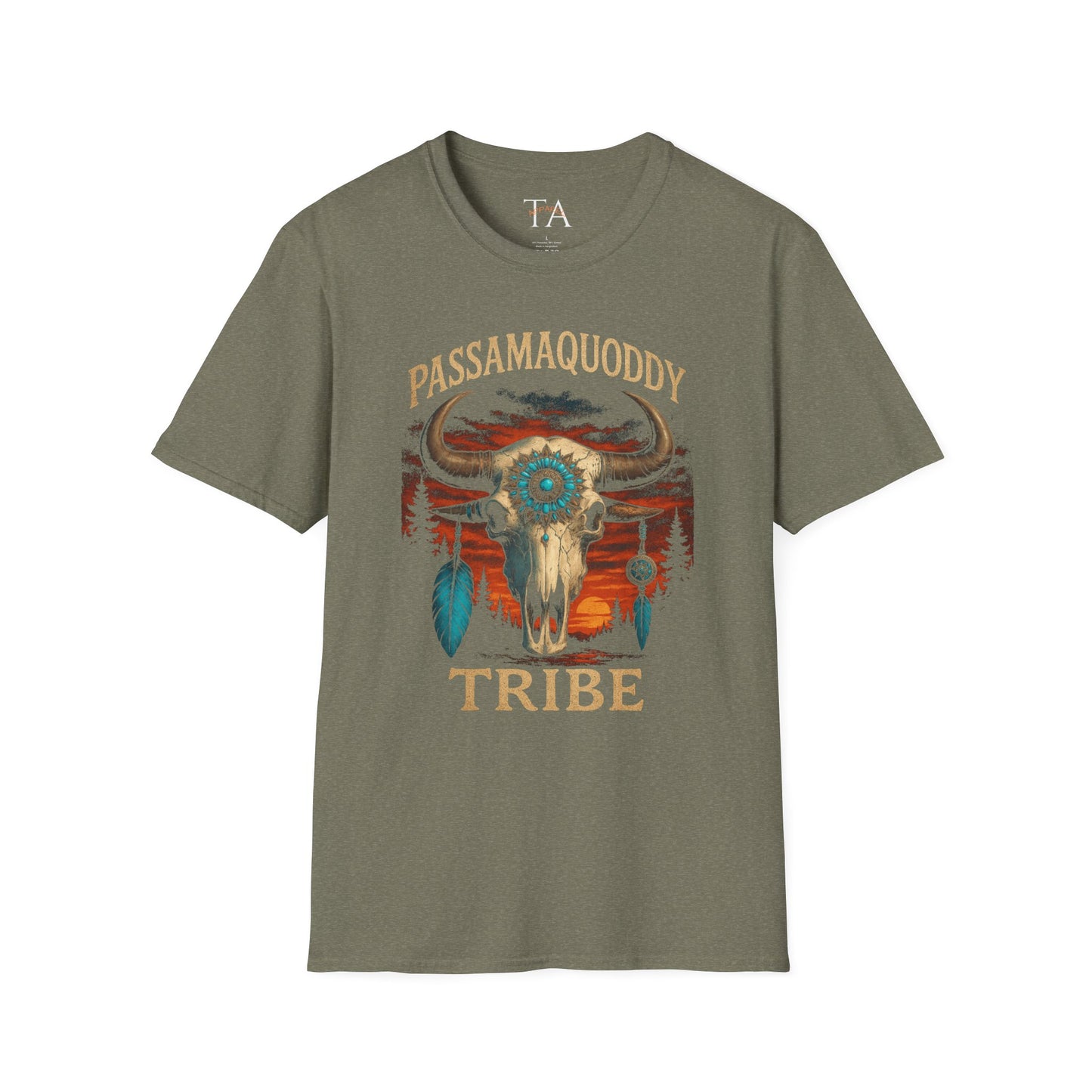 Tribal Graphic T-Shirt - Passamaquoddy Tribe Design3, Gift for Adventurers