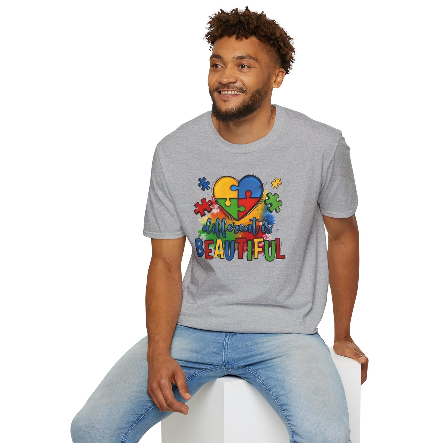 Autism Awareness Different is Beautiful T-Shirt