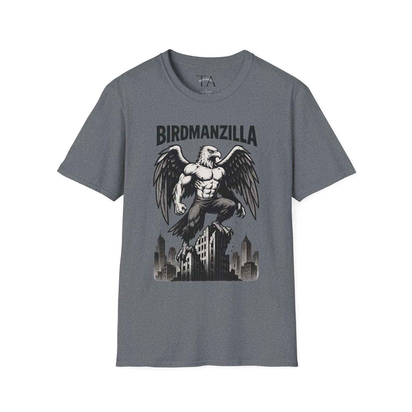 Birdmanzilla Graphic Tee - Unisex T-Shirt, Casual Wear, Unique Gift, Men's Fashion