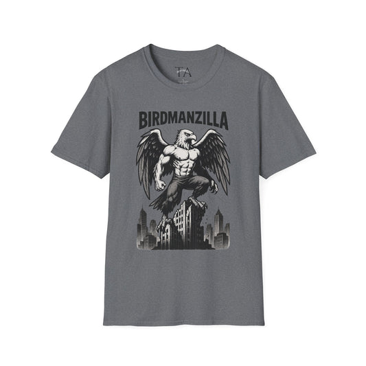 Birdmanzilla Graphic Tee - Unisex T-Shirt, Casual Wear, Unique Gift, Men's Fashion