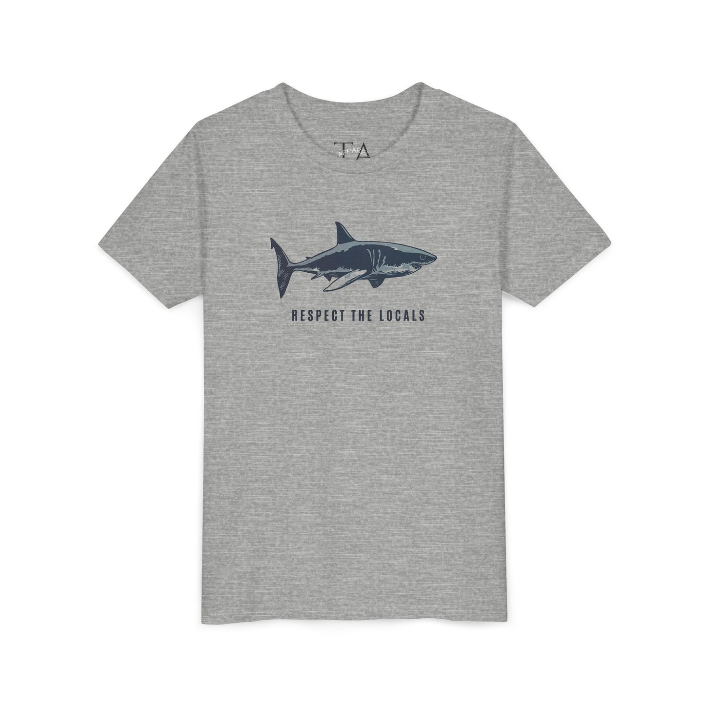 Kids Shark Youth Tee | Respect The Locals | Shark Lovers Shirt