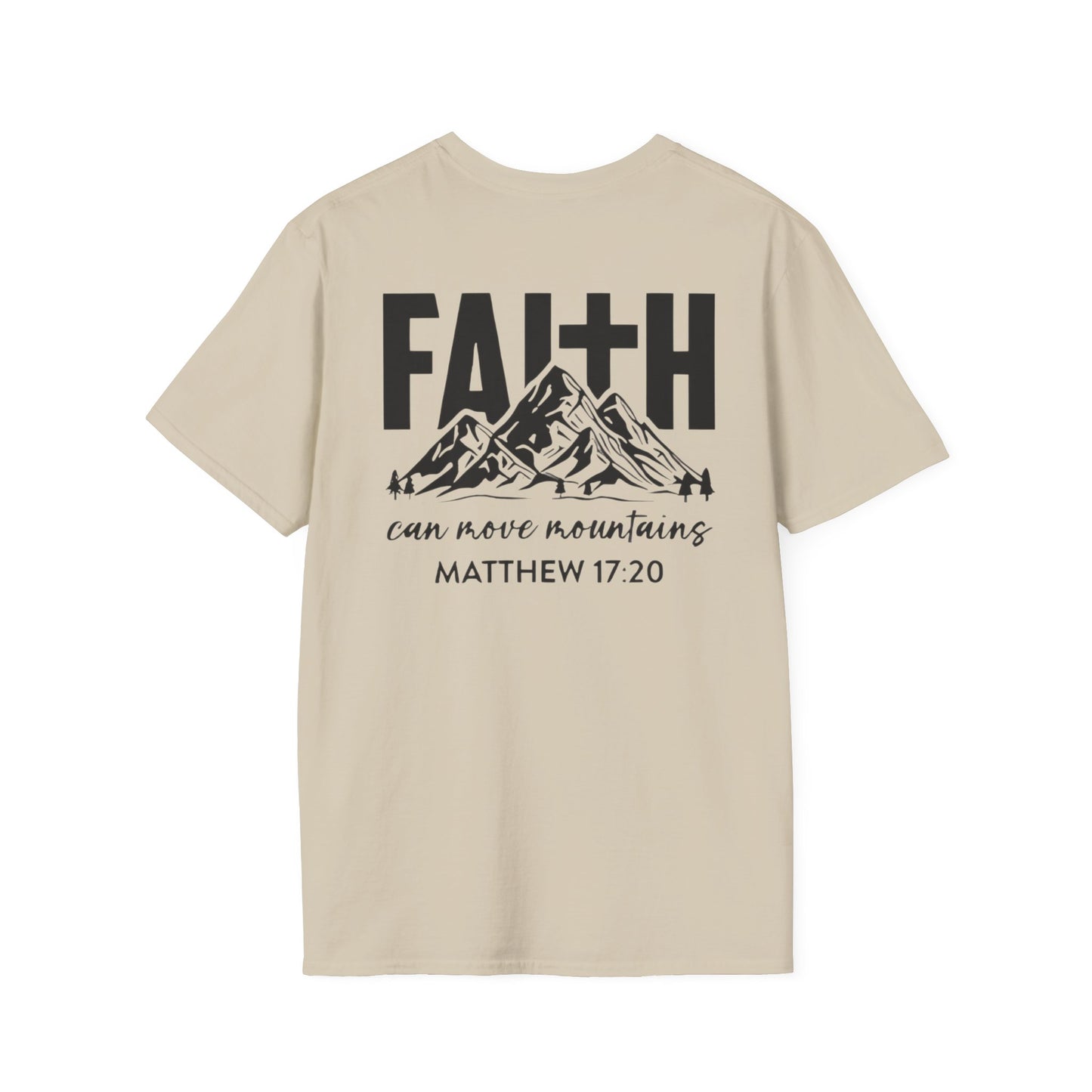 Faith-Inspired Unisex T-Shirt - Motivational Tee - Faith Can Move Mountains