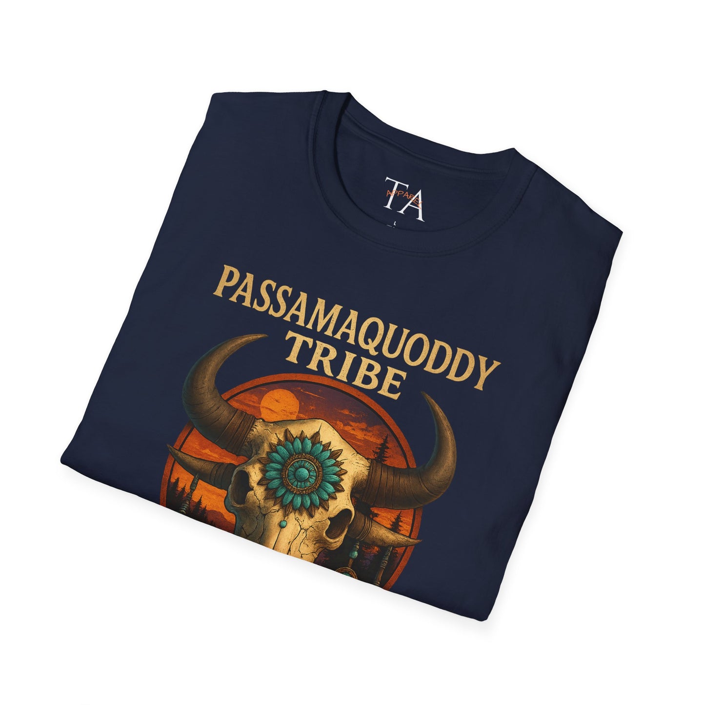 Tribal Graphic T-Shirt - Passamaquoddy Tribe Design2, Gift for Adventurers