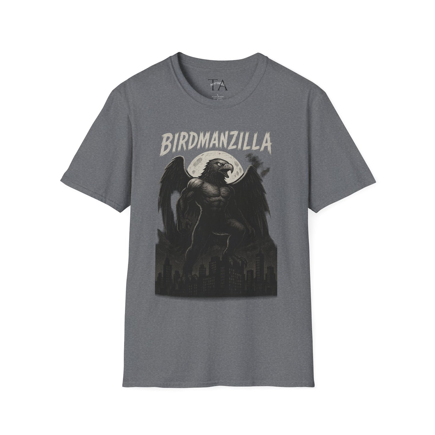 Birdmanzilla Graphic Tee - Unisex T-Shirt, Casual Wear, Unique Gift, Men's Fashion