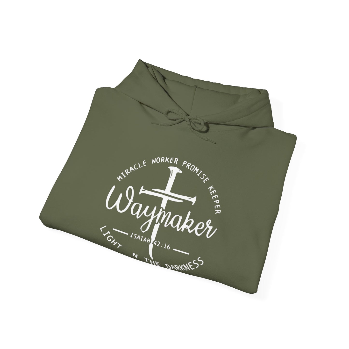 Faith Inspired Waymaker Hoodie - Cozy Sweatshirt for Faith Lovers and Celebrations