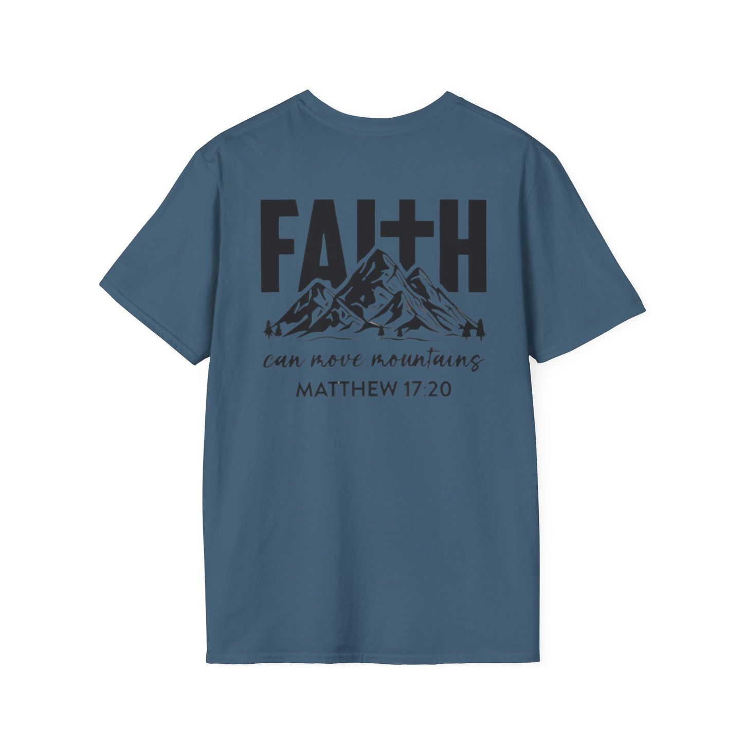 Faith-Inspired Unisex T-Shirt - Motivational Tee - Faith Can Move Mountains
