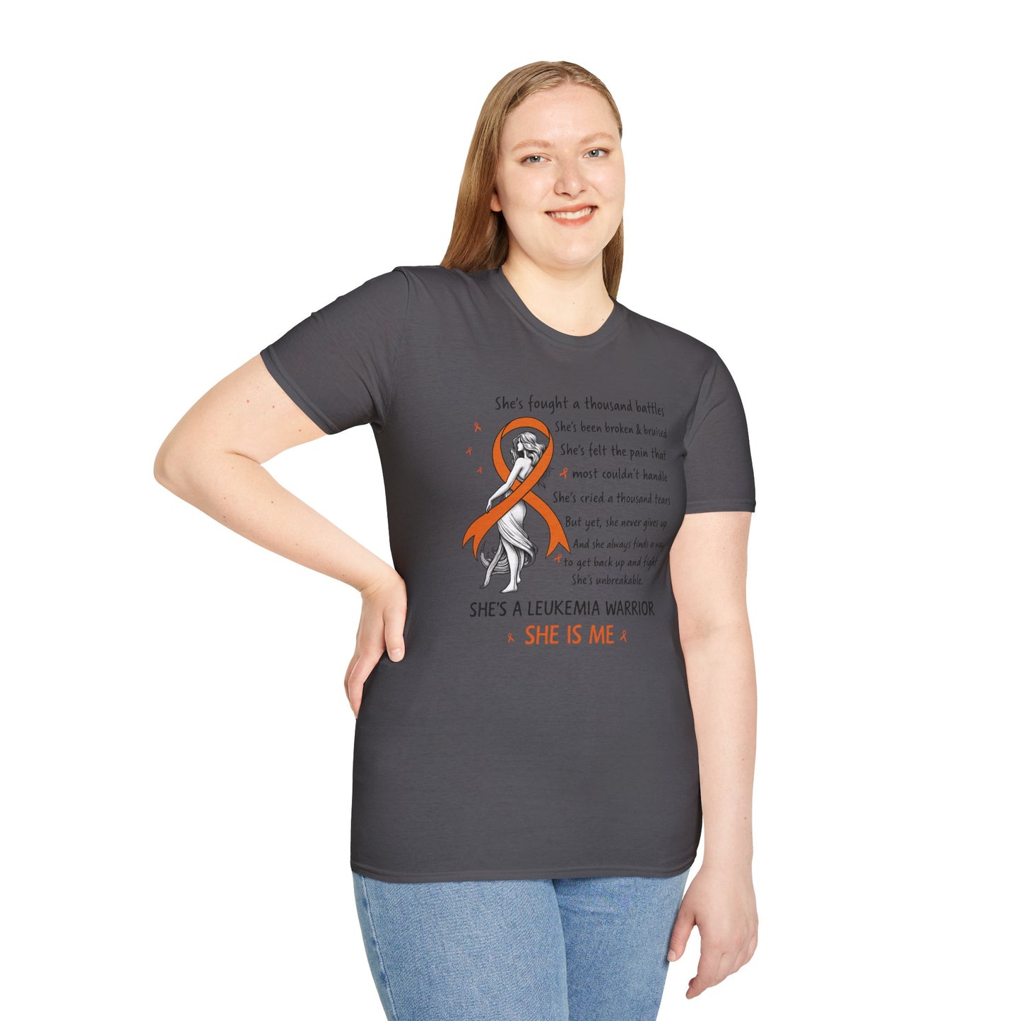Leukemia Warrior T-Shirt - Unisex Softstyle Support Apparel