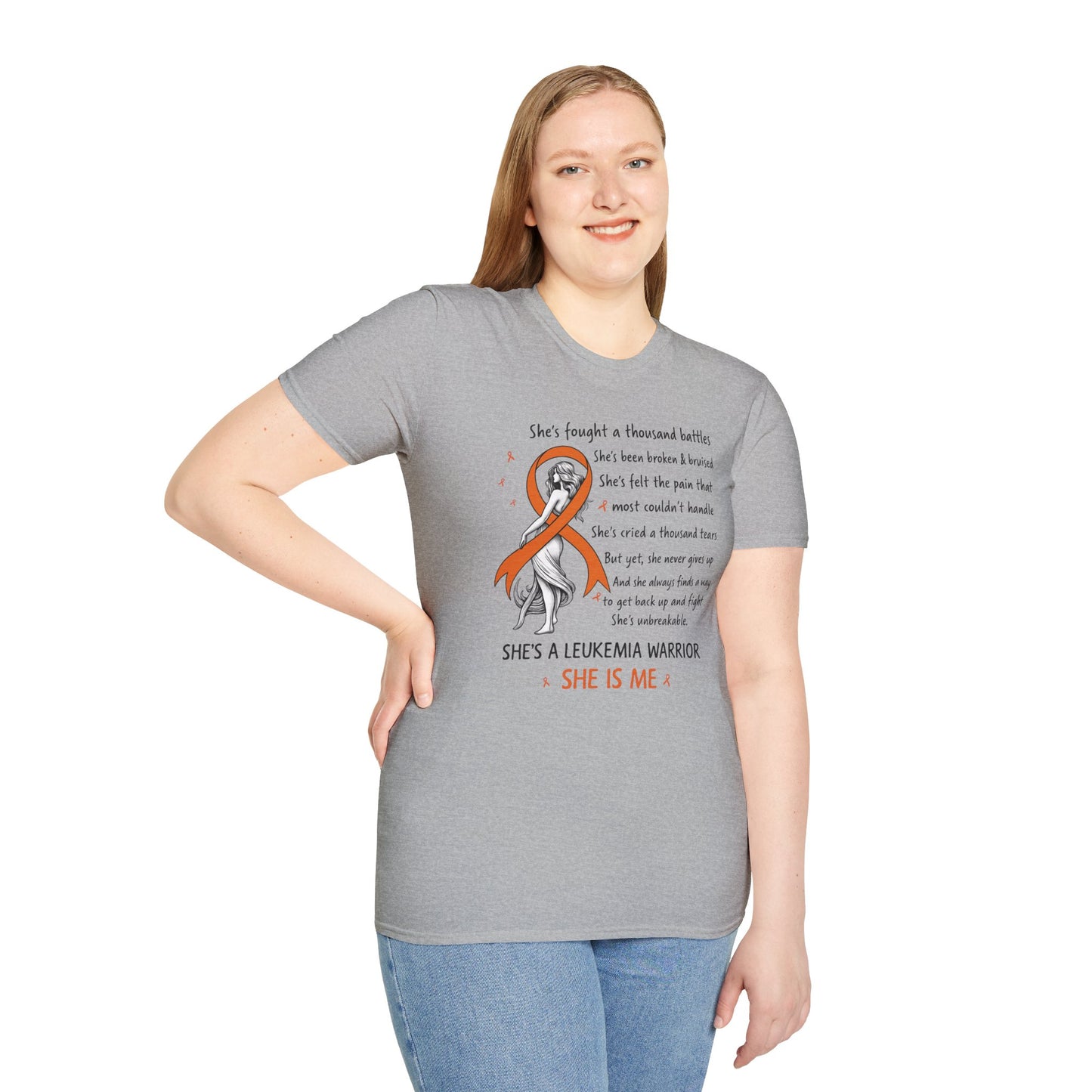 Leukemia Warrior T-Shirt - Unisex Softstyle Support Apparel