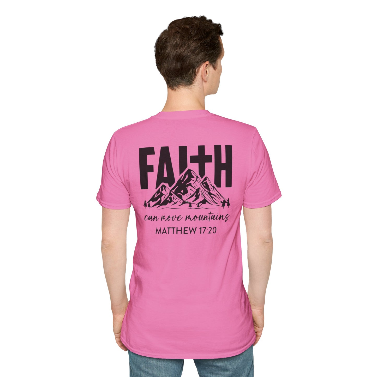 Faith-Inspired Unisex T-Shirt - Motivational Tee - Faith Can Move Mountains