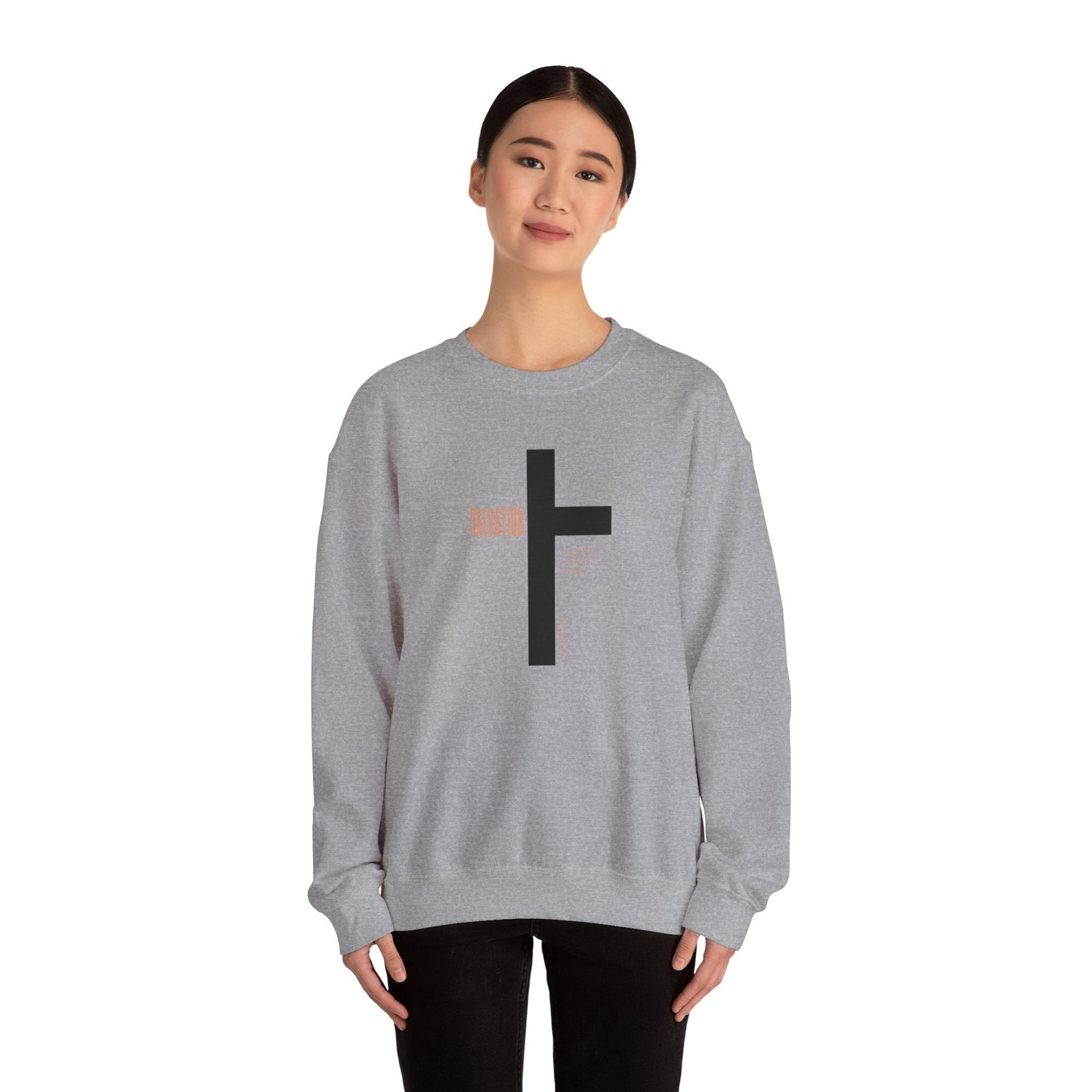 Faith Inspired Salvation Cross Sweatshirt