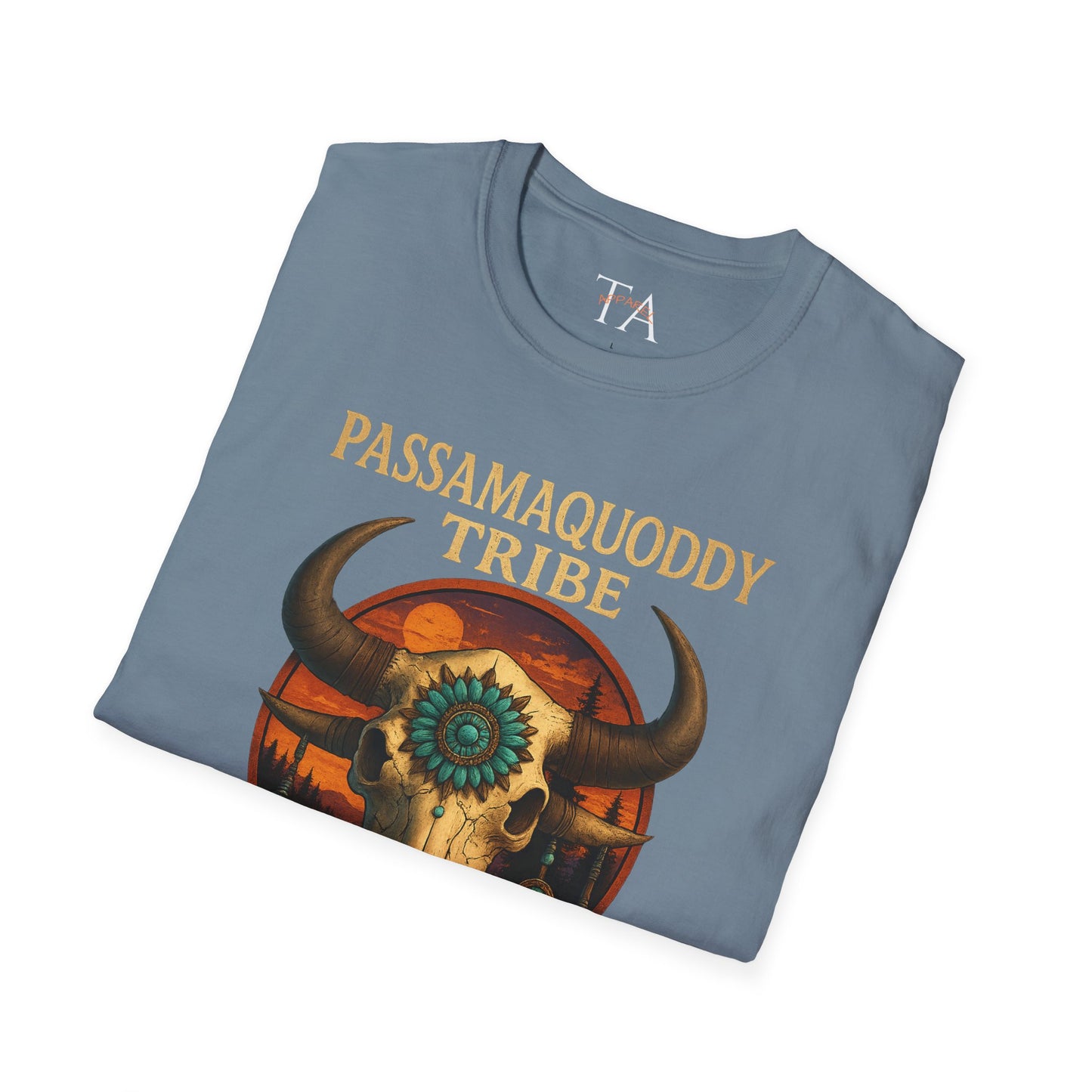 Tribal Graphic T-Shirt - Passamaquoddy Tribe Design2, Gift for Adventurers