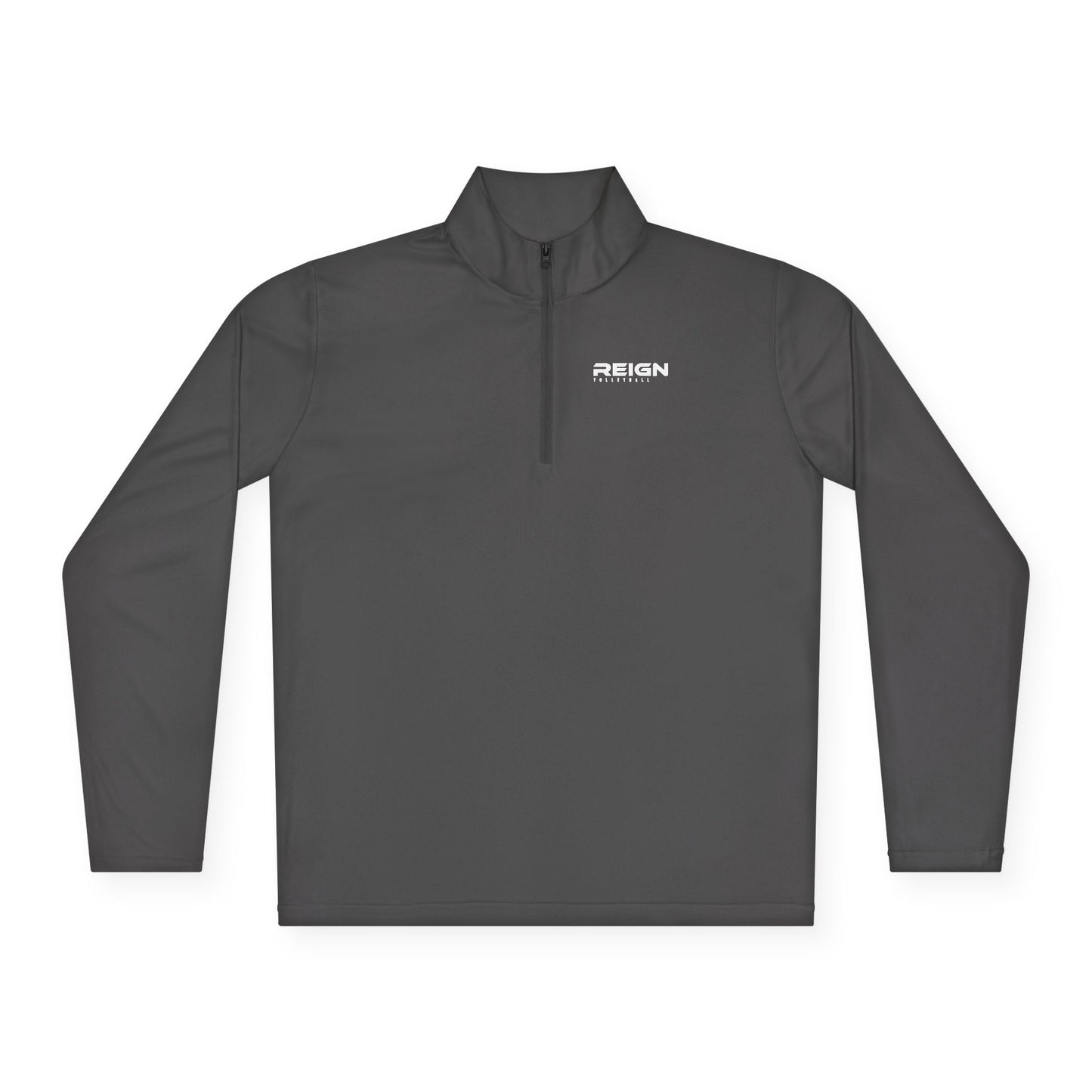 Reign Volleyball Quarter-Zip Pullover — Minimal 'weekend' Chest Logo Pullover