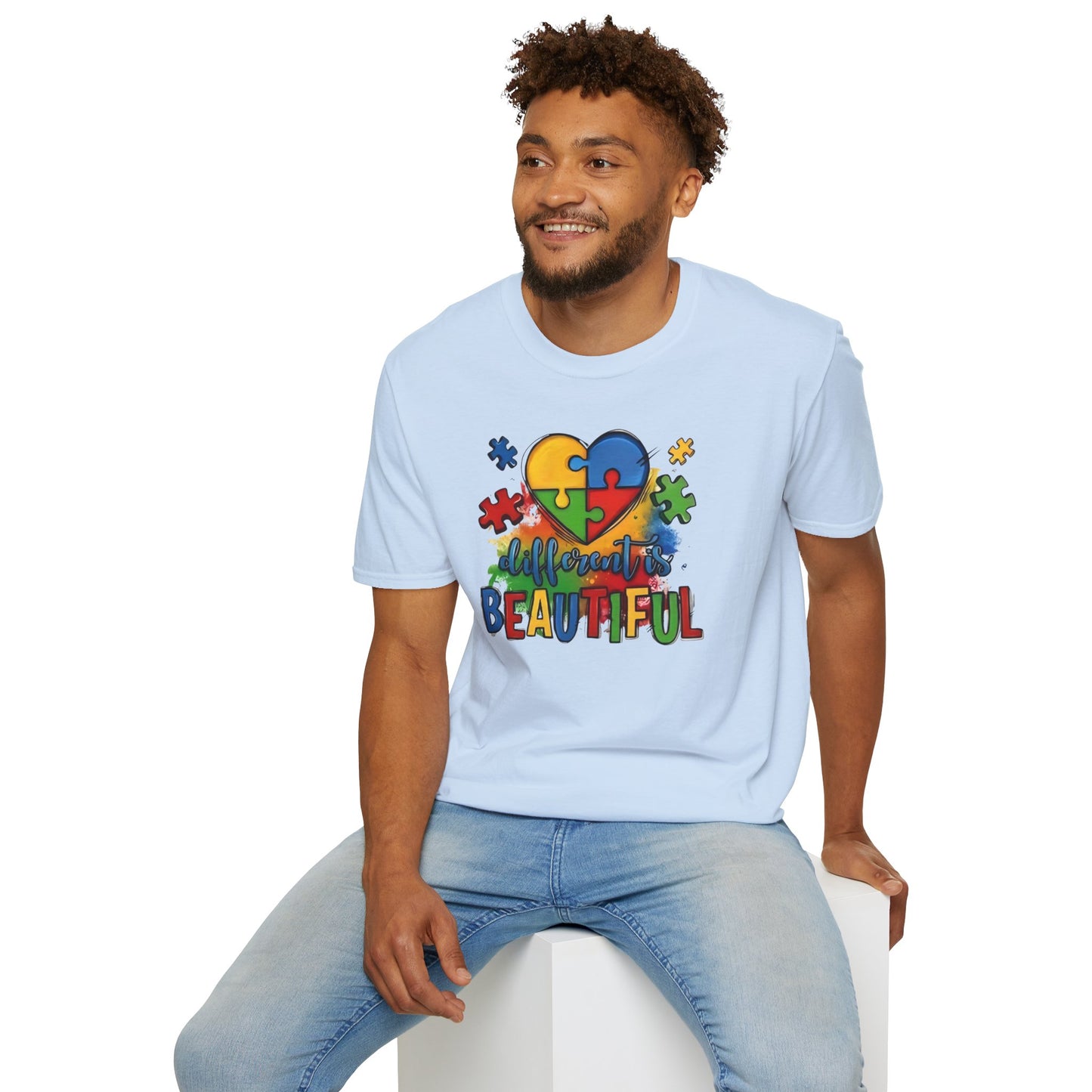 Autism Awareness Different is Beautiful T-Shirt
