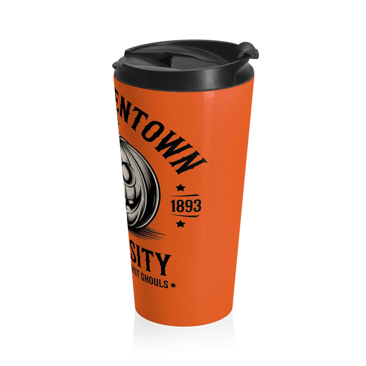 Halloween Travel Mug, Stainless Steel Pumpkin Coffee Tumbler