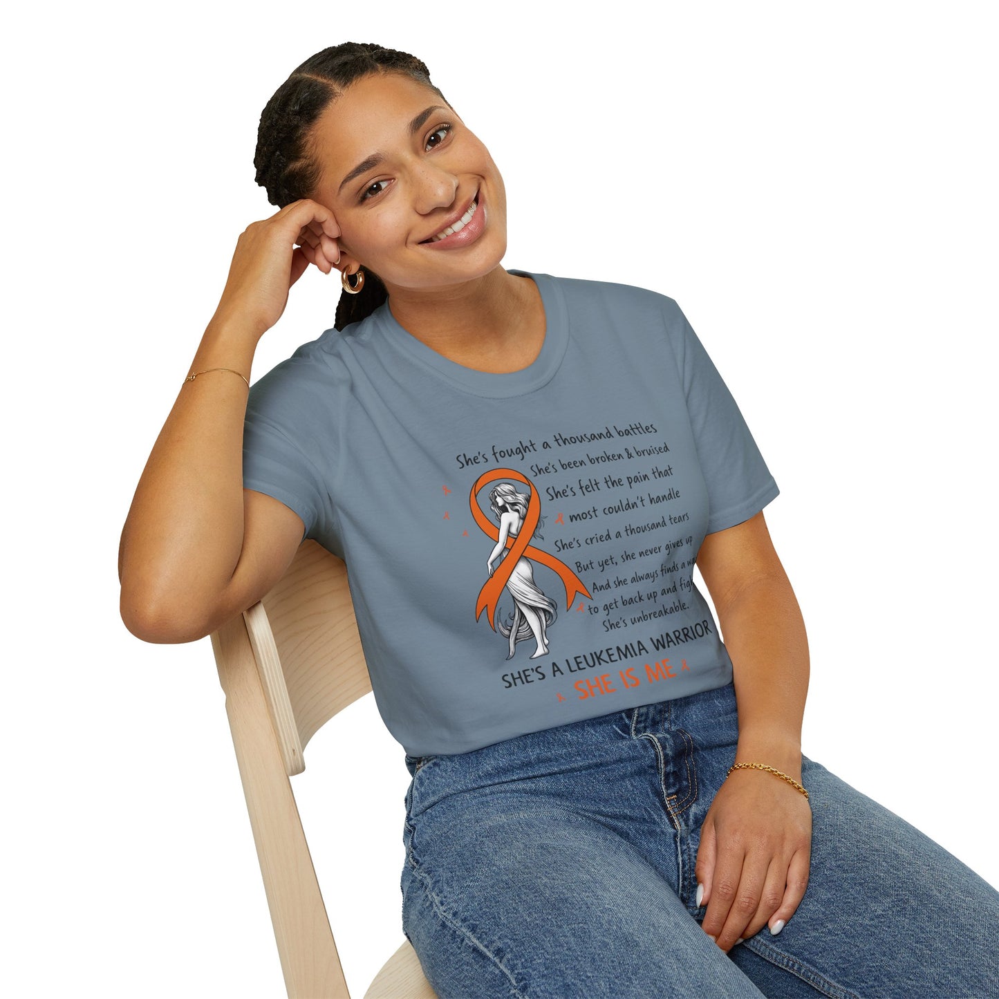 Leukemia Warrior T-Shirt - Unisex Softstyle Support Apparel