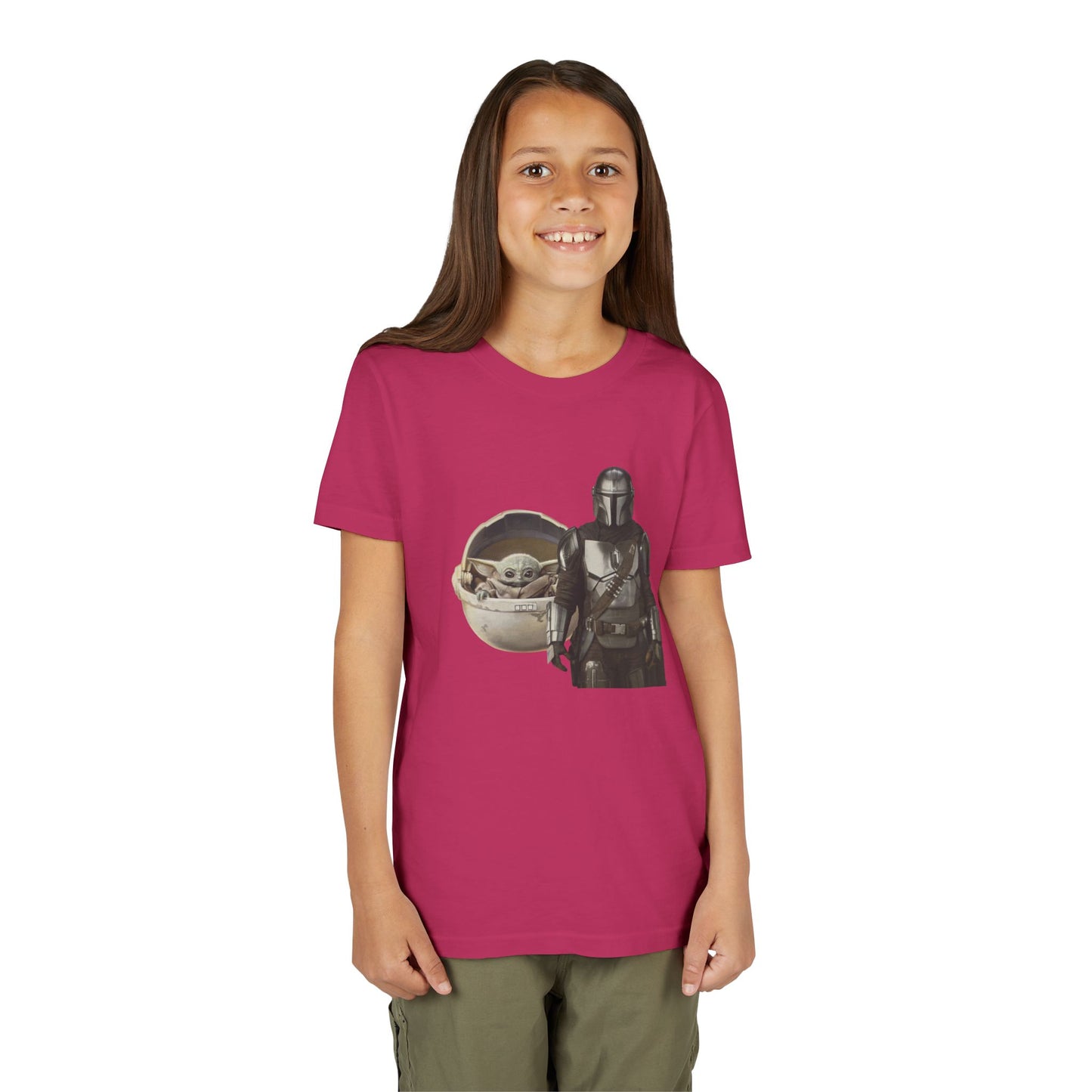 Kids Star Wars Inspired Youth Tee, Mandalorian T-Shirt, Grogu Shirt, Galaxy Adventure, Kids Summer Outfit, Birthday Gift