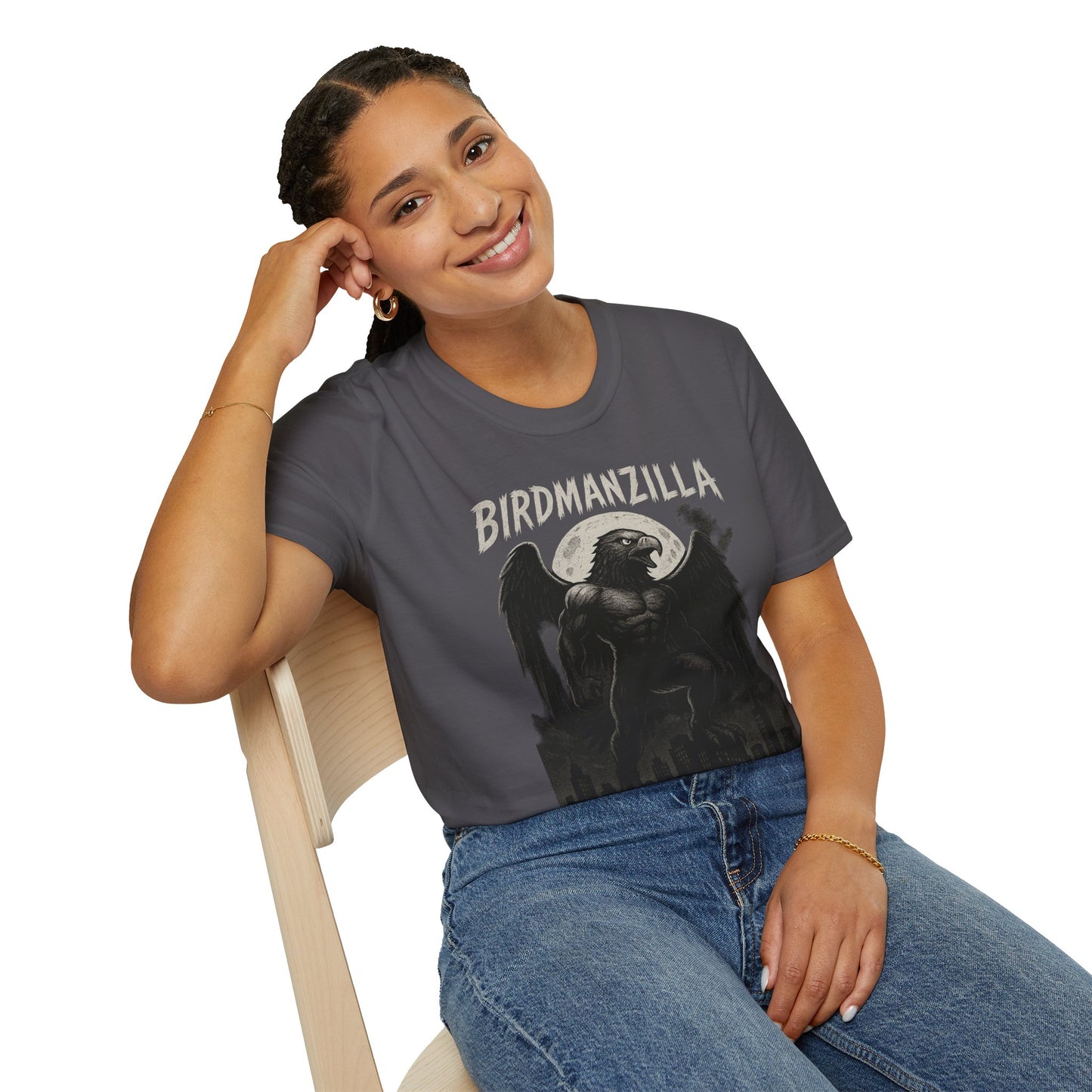 Birdmanzilla Graphic Tee - Unisex T-Shirt, Casual Wear, Unique Gift, Men's Fashion