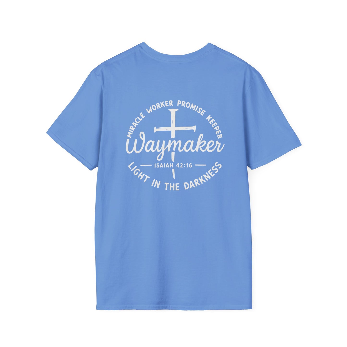 Faith Inspired Waymaker Registered Nurse Unisex Softstyle T-Shirt
