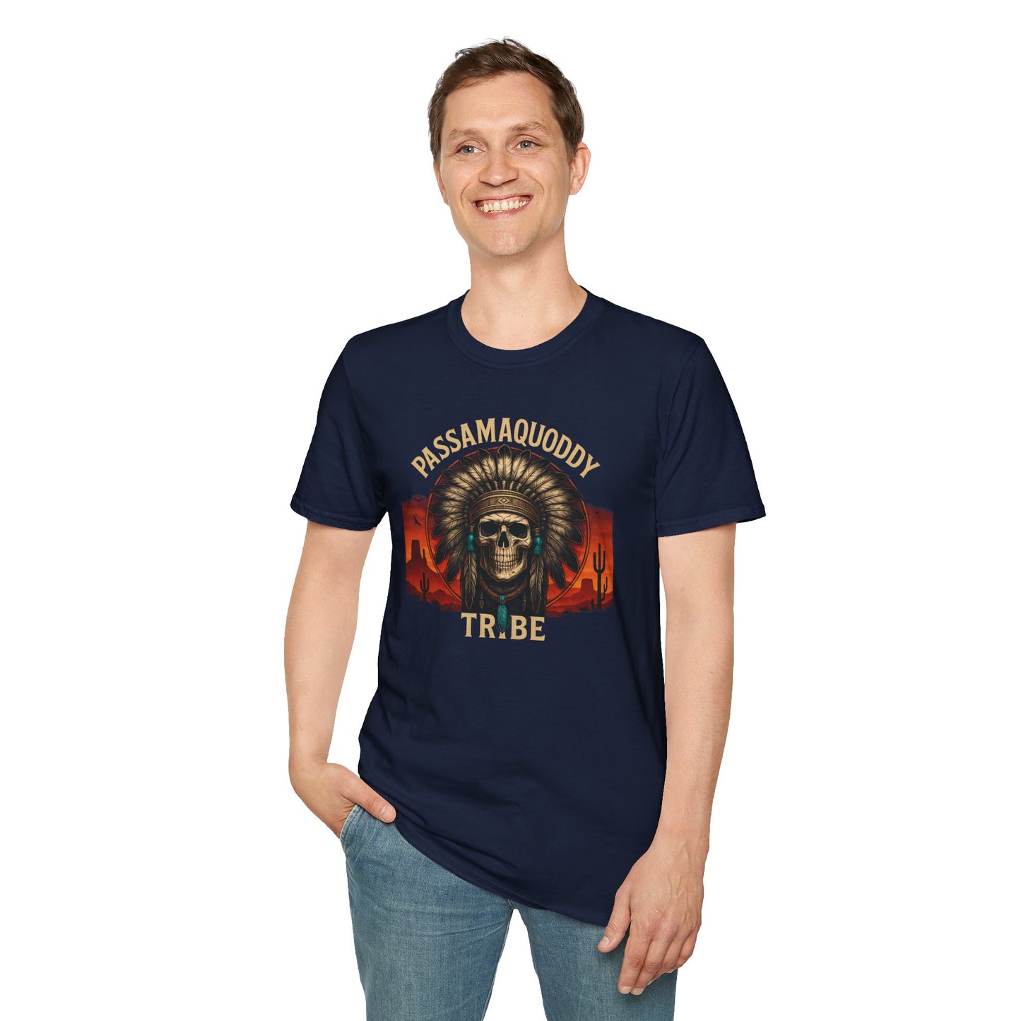 Tribal Graphic T-Shirt - Passamaquoddy Tribe Design10, Gift for Adventurers